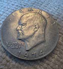 1974 Liberty Eisenhower One Dollar Coin