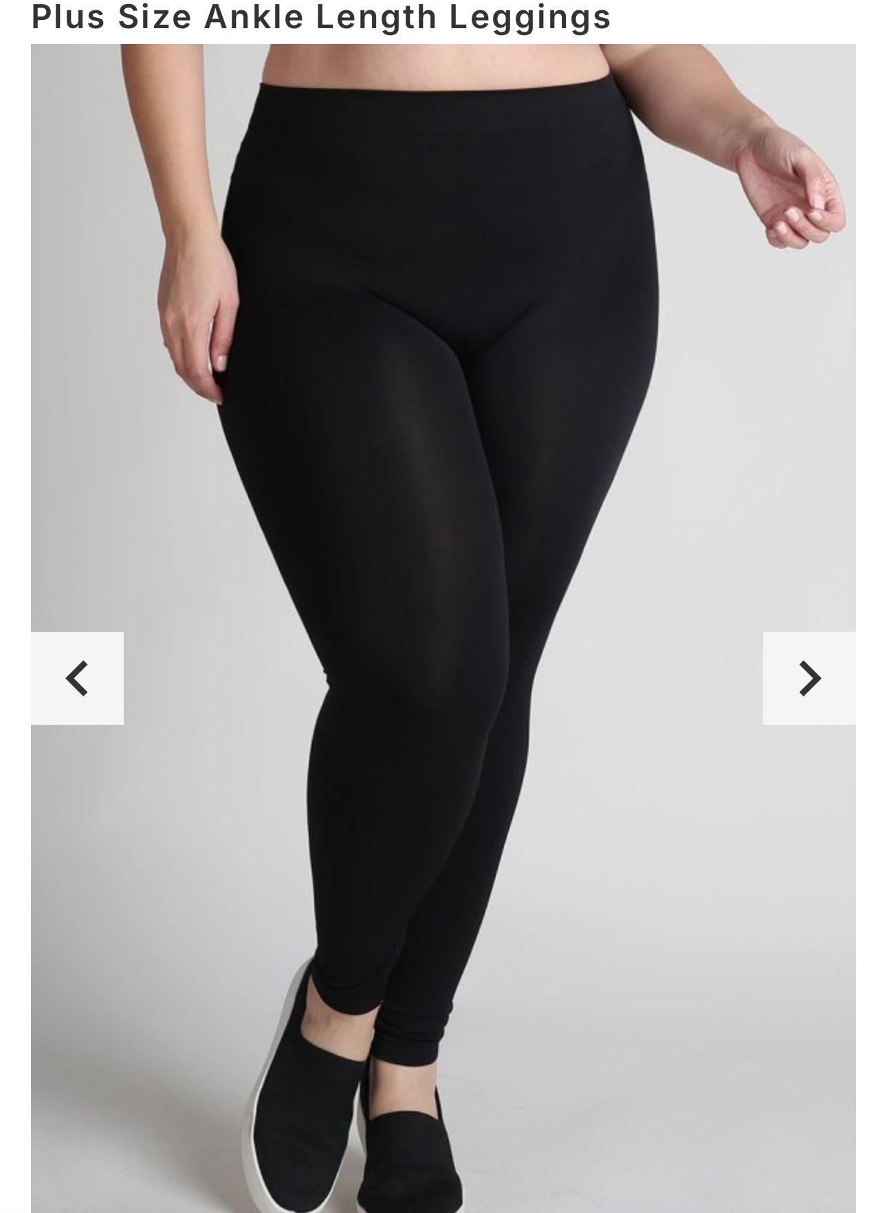 Ankle Length Leggings Plus Size