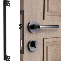 2-pk Door Latch L-Shaped Guard Plate Cover 11” Outswing Door Security NEW!!