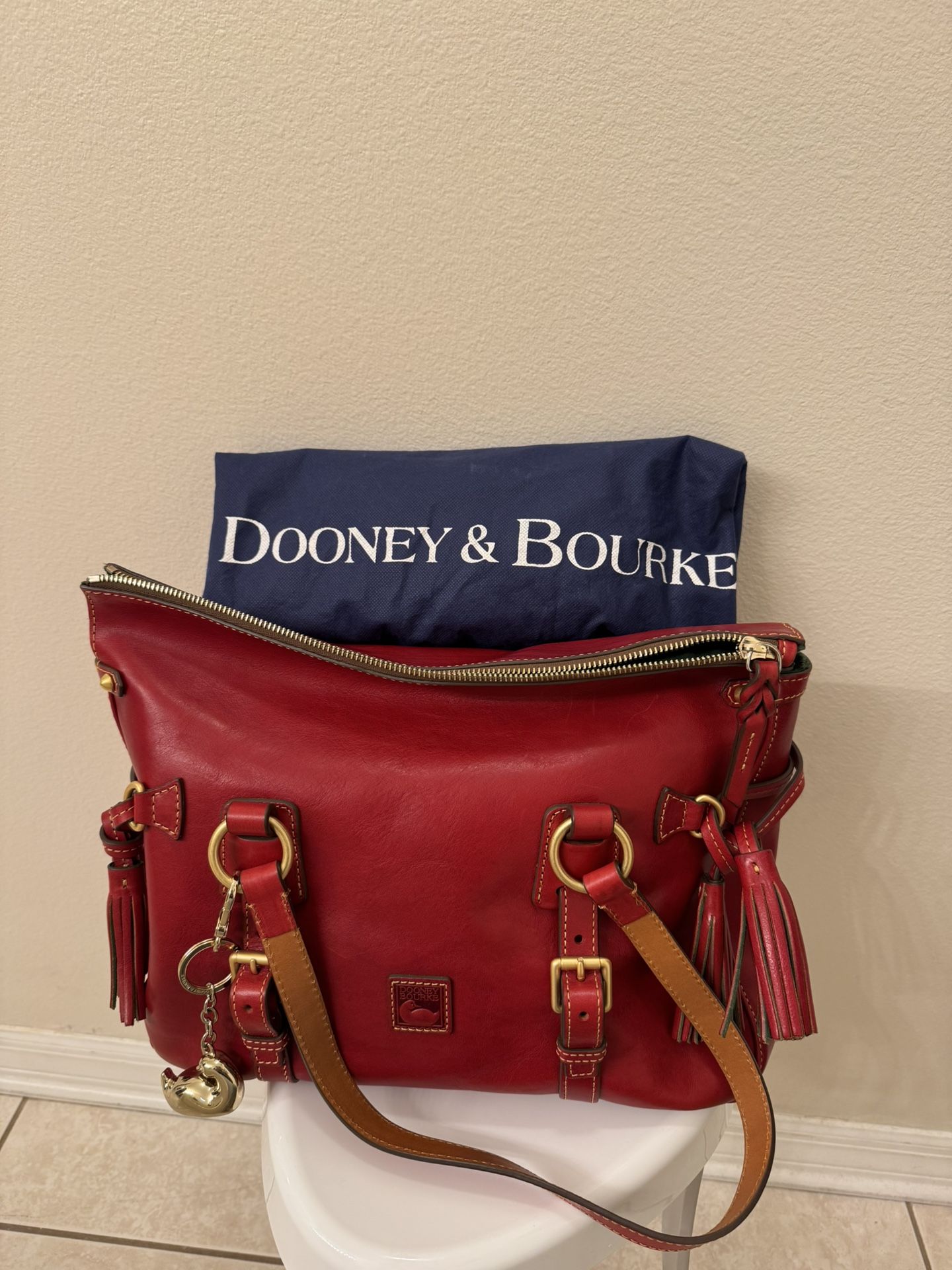Dooney And Bourke  Red Florentine 
