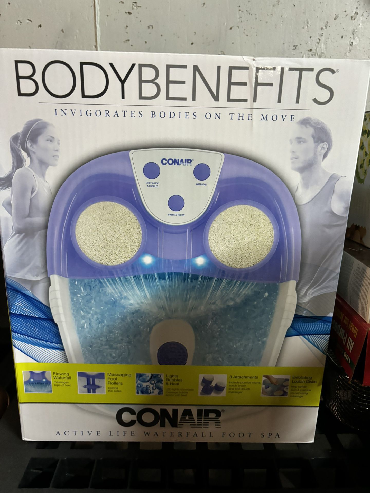 Body Benefits Foot Spa By Connair New In Sealed Box 