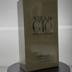 Acqua di gio absolu 4.2 new sealed authentic