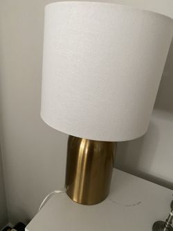 Small gold lamp