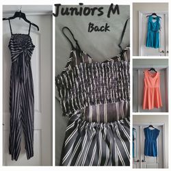 Juniors Dresses And Romper - Size Medium 