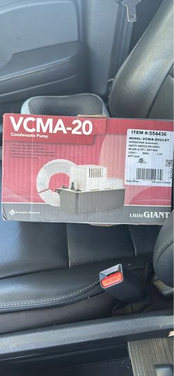 VCMA Condensate pump for AC LITTLE GIANT - Not opened- still in box