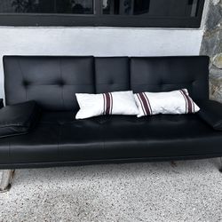 Black Sofa - Futon 