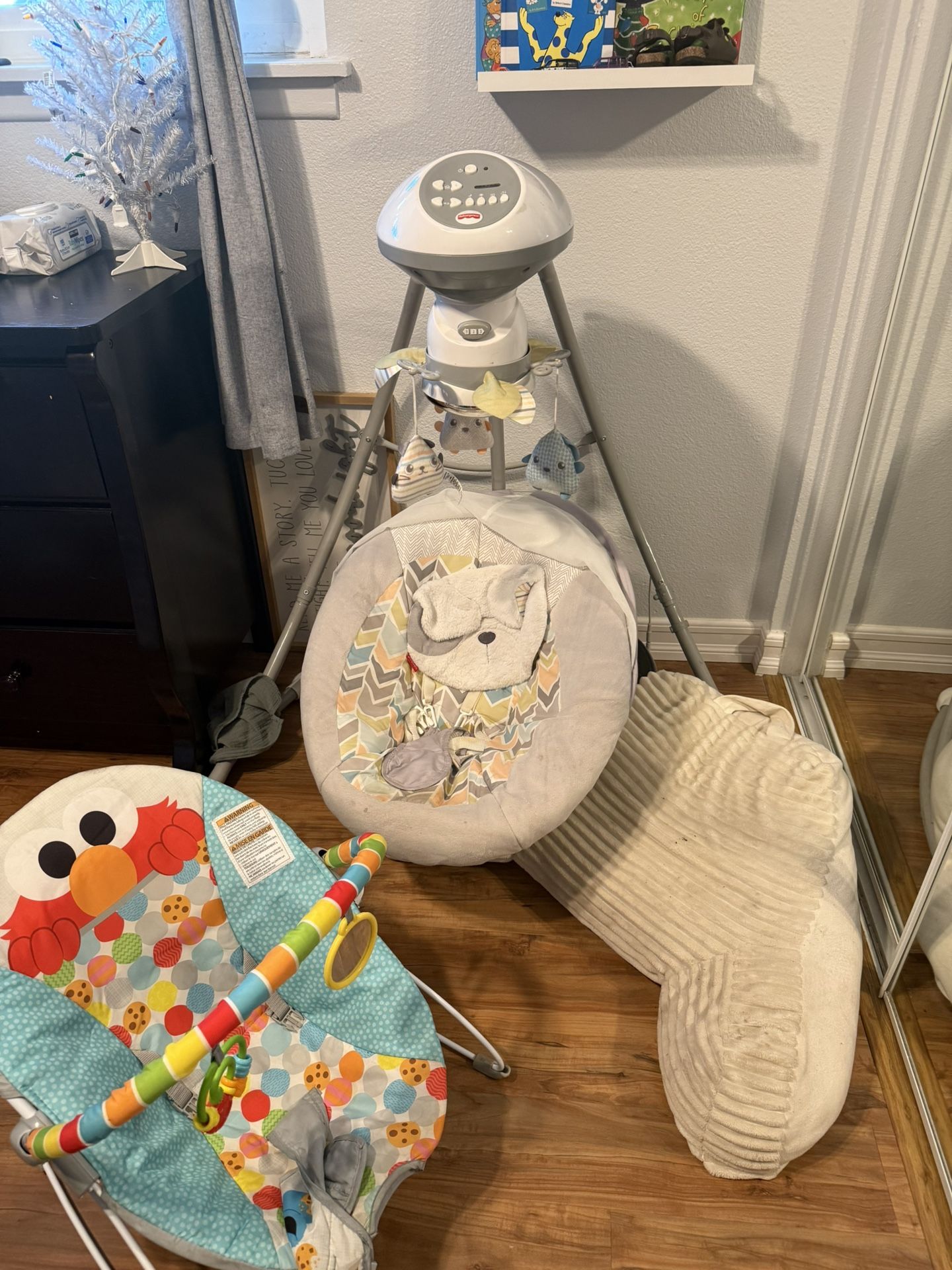 Fisher Price Swing And Elmo Bouncer