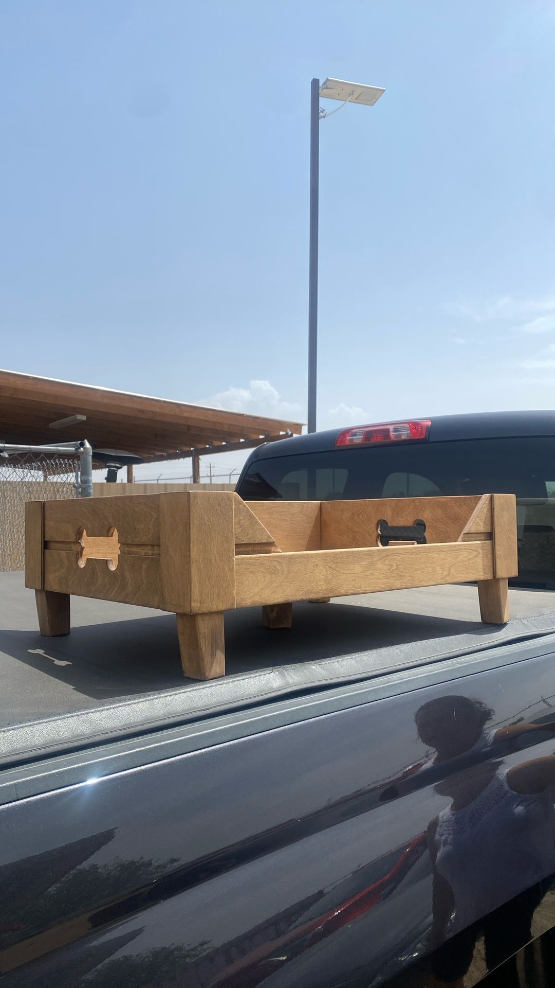 Wooden Doggie Bed Platform