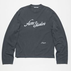 Acne Studios Relaxed Fit Logo T-shirt New