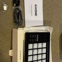 RPD-16 Beat Maker Machine, Drum Machine, MIDI Controller with 16 Drum Pads 2 Assignable Fader Knobs for Beginner Music Production, Black