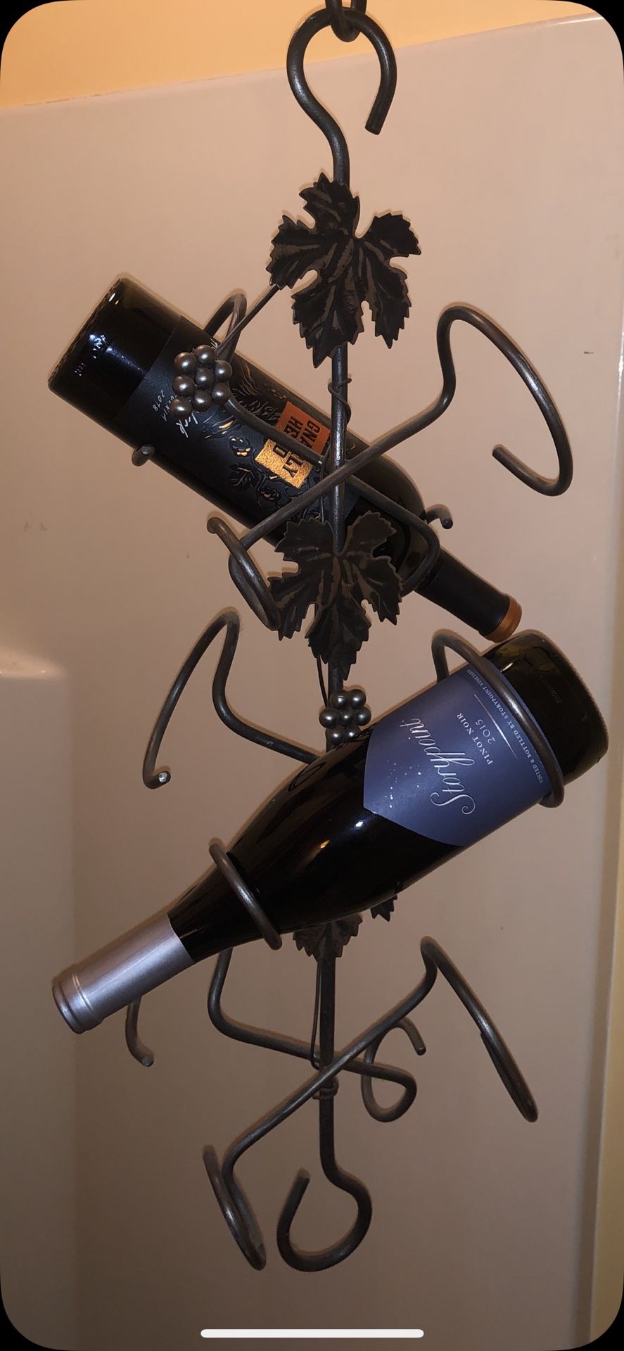 Hanging Wine Bottle Rack