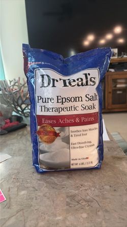 New!! Dr Teal's Pure Epsom Salt Therapeutic Soak 6 lbs