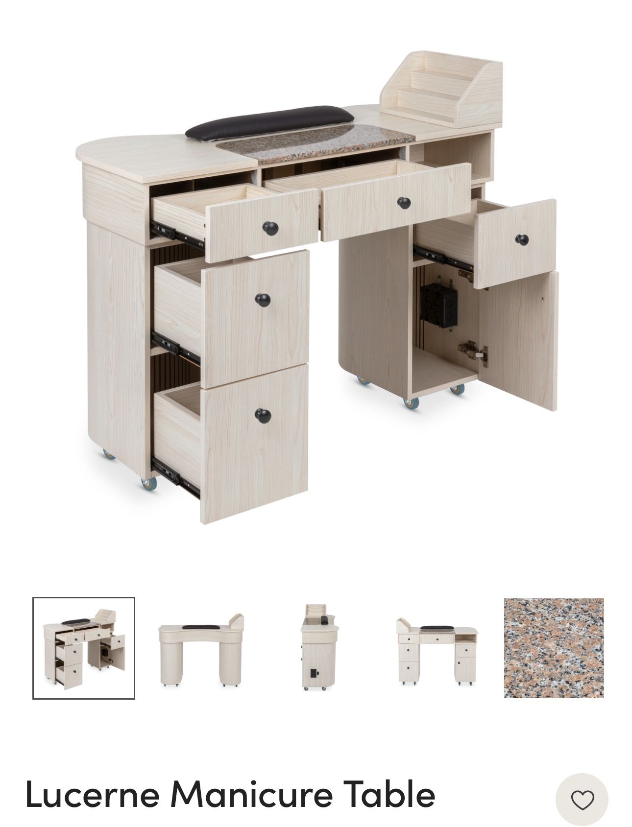 Lucerne Manicure Table