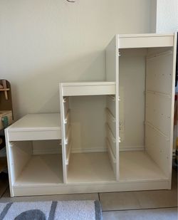 IKEA trofast frame and rails (white)