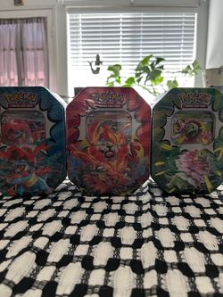 Pokémon TCG Mega EX Tin Set of 3