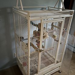 Wood Bird Cage