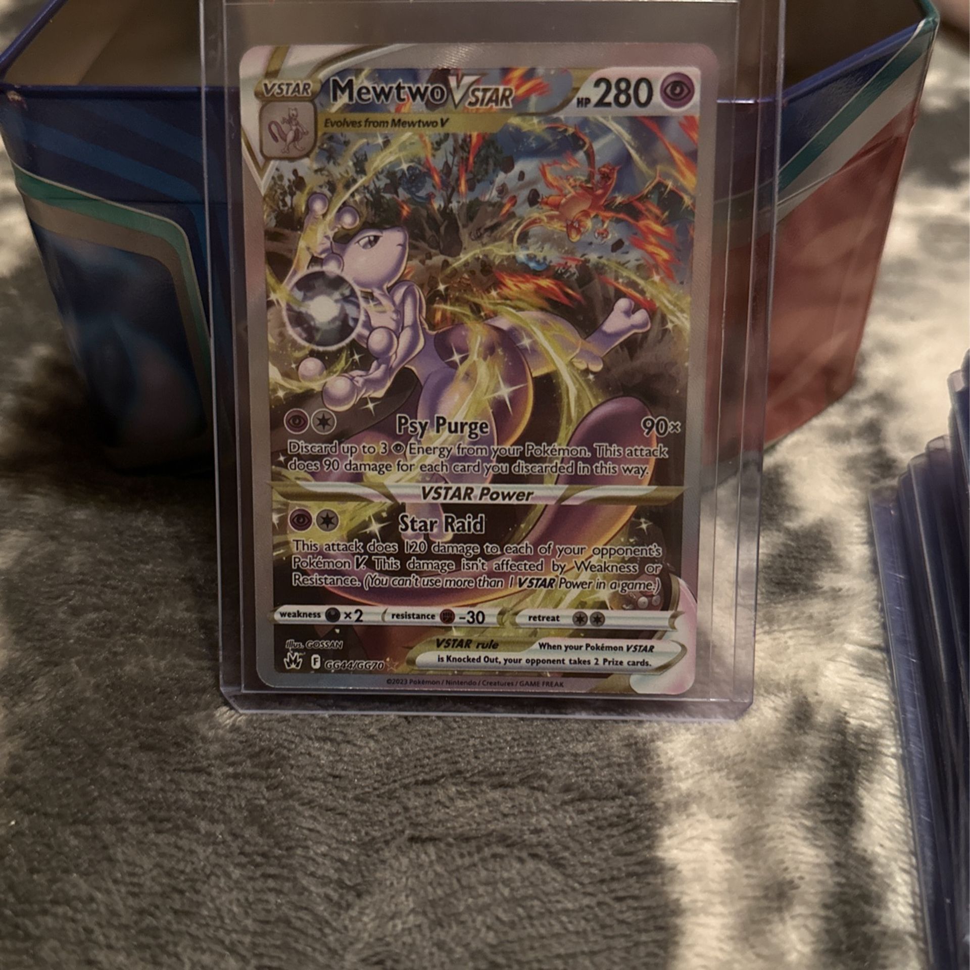 Mewtwo V Star GG44