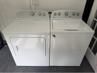 Whirpool washer and dryer