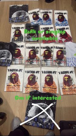 Bape shirts and that’s a lot of cough syrup.