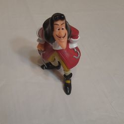 Disney's Peter Pan Action Figure Cake Topper Captain Hook 3inch-Preloved