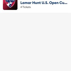 4 Tickets For The Lamar Hunt U.s Open Cup In Dallas