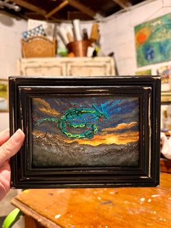 Rayquaza Acrylic Painting Original