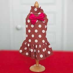 Pet Polka Dot Dress! Small