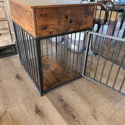 Dog Crate With drawer