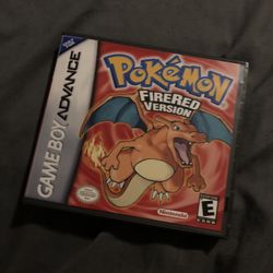 Pokémon Firered Clone For Gameboy Advance With Custom Hard Case
