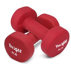 9lb Dumbbells (Pair) Brand New