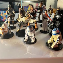Lot Of 16 Starwars Disney Lucasfilm Figurines Luke Disney London