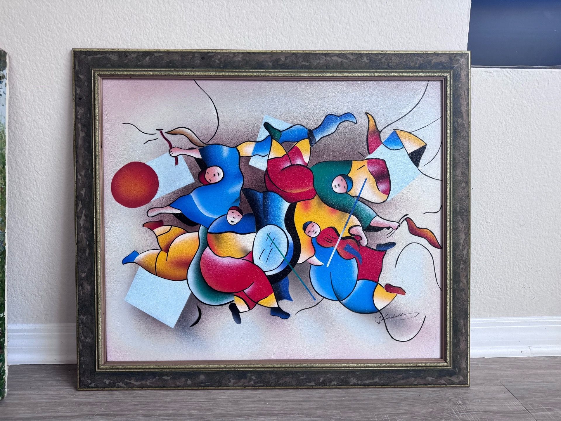 Abstract Modern Painting by J Kendall
