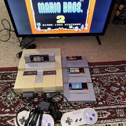 Super Nintendo SNES Console