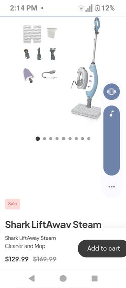 Shark lift away steam cleaner mop
