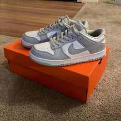Gray Nike Dunks