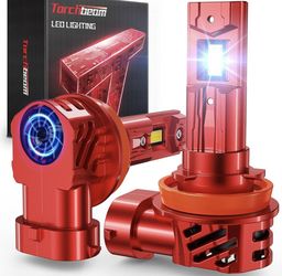 Torchbeam H-11 H-9 H-8 High Output 65000LM LED Bulbs, 6500K White, Compact Plug & Play Design, Pack of 2  Brand Torchbeam Light Source Type LED Color 