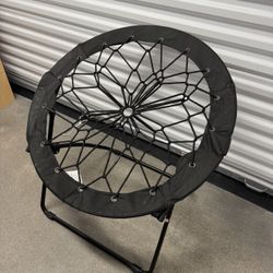 Adult Black Bungee Chair 