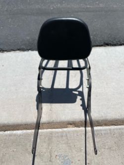 Honda rebel passenger back rest / luggage rack
