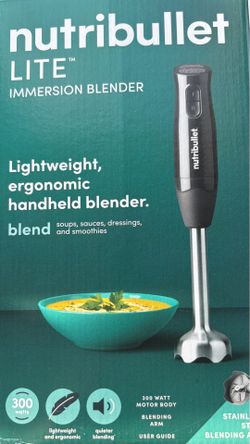 *Brand New, 50% OFF!!!!* NutriBullet Lite Immersion Blender, model NBI50200
