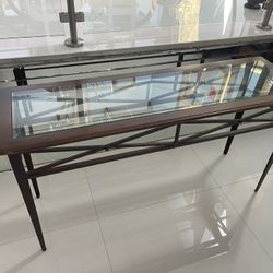 Modern Contemporary Glass Table 