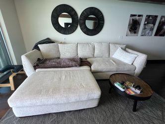 FREE Oversized, Super-Comfy Sectional + Ottoman — Laguna Beach