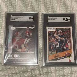 San Francisco 49ers/ New England Patriots Mac Jones Rookie Cards 
