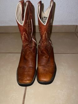Old west brown boots- Kid size 5