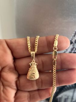 small money bag 💰 necklace