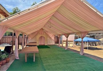 Tent & draping party supplies