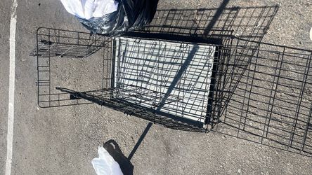 Black Wire Dog Crate