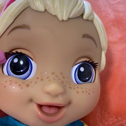 2019 Hasbro Baby ALIVE/BABY GROWS UP HAPPY HOPE DOLL 