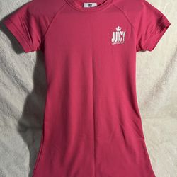 Juicy Couture pink short sleeve shirt dress
