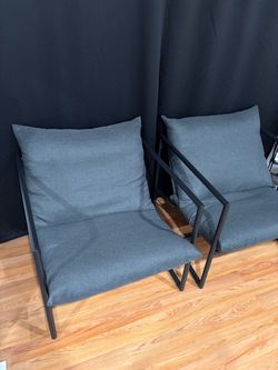 Set of two accent chairs