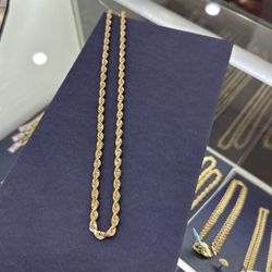 10k Gold Rope Chain